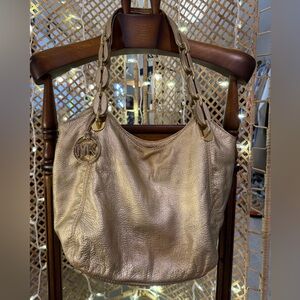 Michael Kors Metallic Gold Shoulder Bag